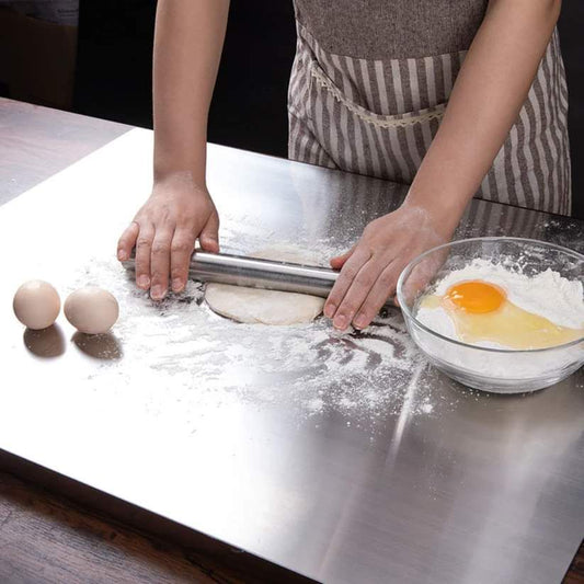 Premium Stainless Steel Cutting Board – Large (48cm x 40cm)