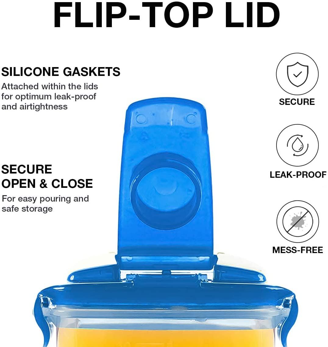 Fridge Door Water Jug with Handle BPA Free Plastic Pitcher with Flip Top Lid Perfect for Making Teas and Juices, 2Ltr - Mashkoor.pk