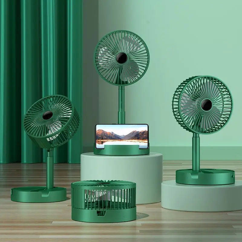 Telescopic Folding Fan Portable Fan Rechargeable