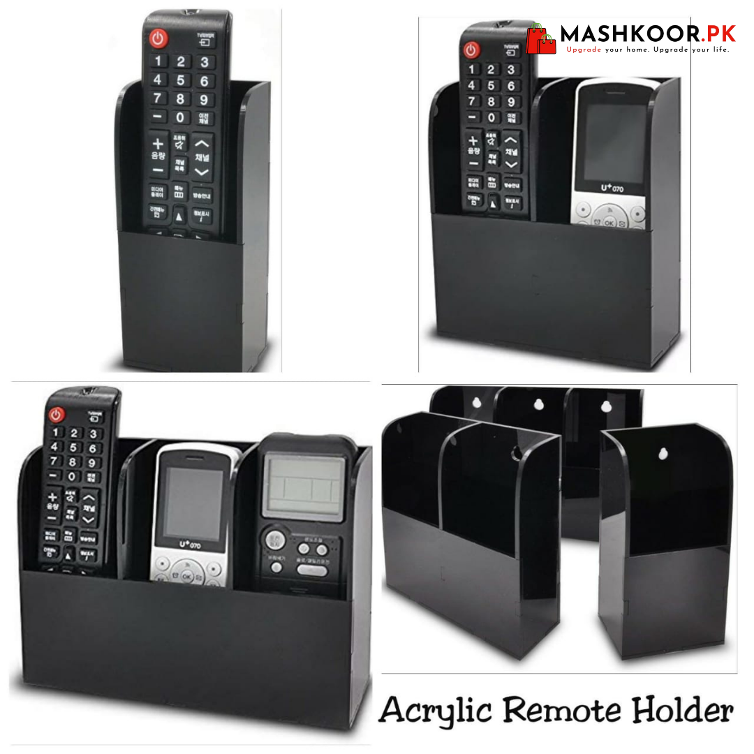 Wall Mounted Triple Remote Holder