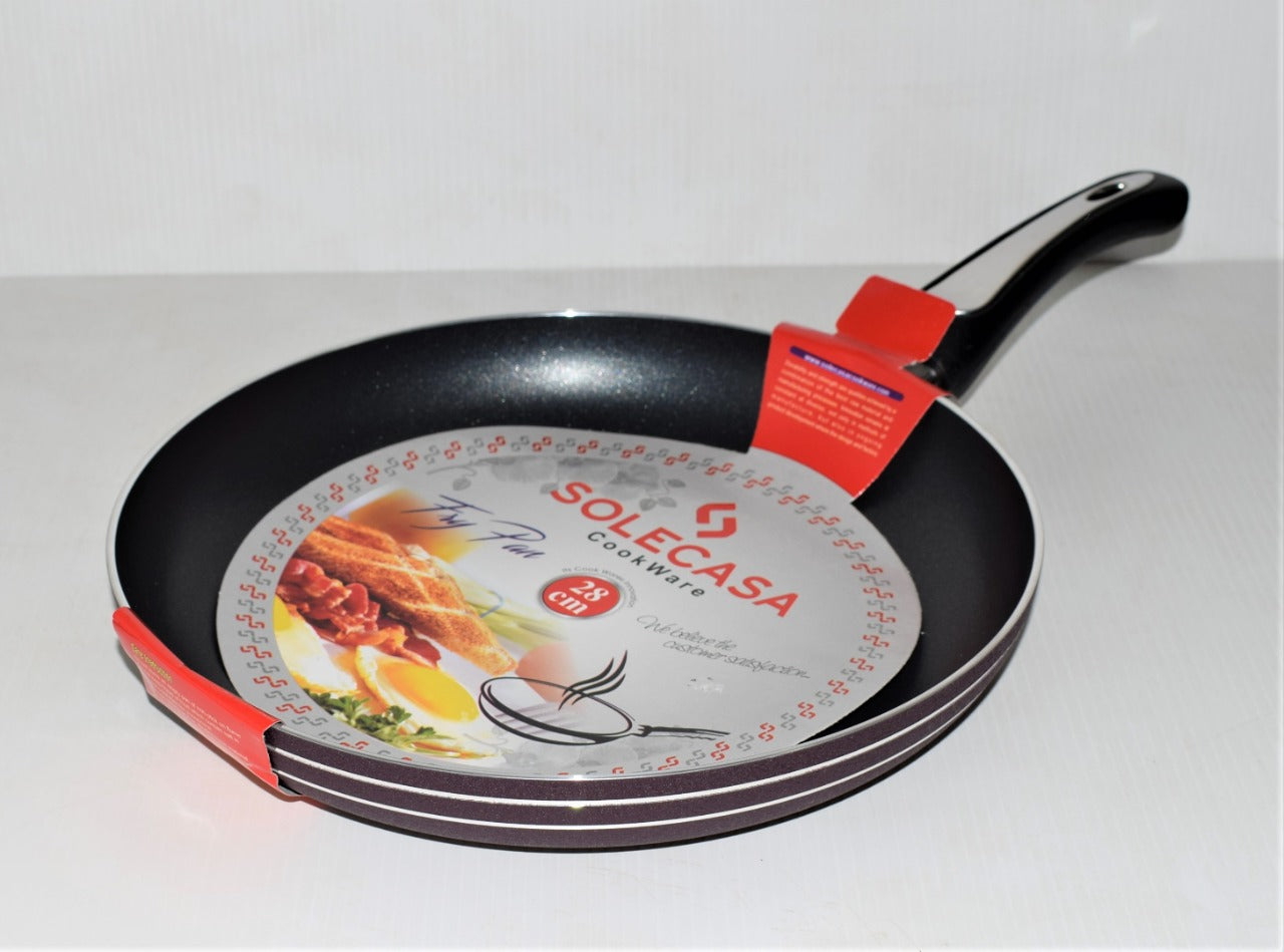 Fry pan/frying pan with lid makes your meal delicious in less time. Our heavy Aluminum material make the food healthier and easy to cook.