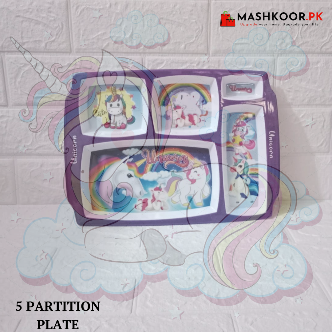 Disney Characters - Kids Dinnerware 3Pc Set, Durable and Break Resistant Tray and Plate Makes Mealtime Fun