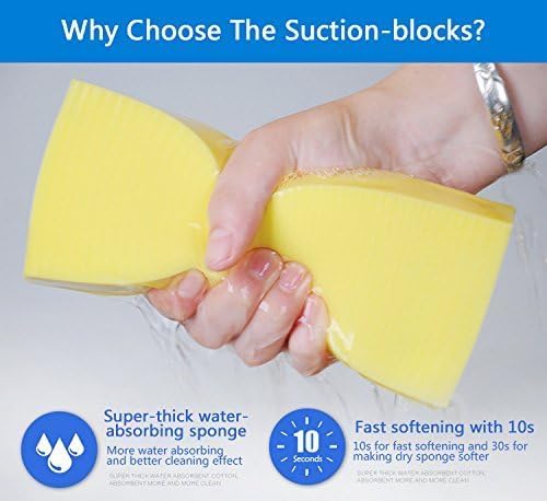 1PC Extra Powerful Absorbent Sponges - Liquid Suction Block - Organic - Durable - Economical - PVA in Absorbent Quality