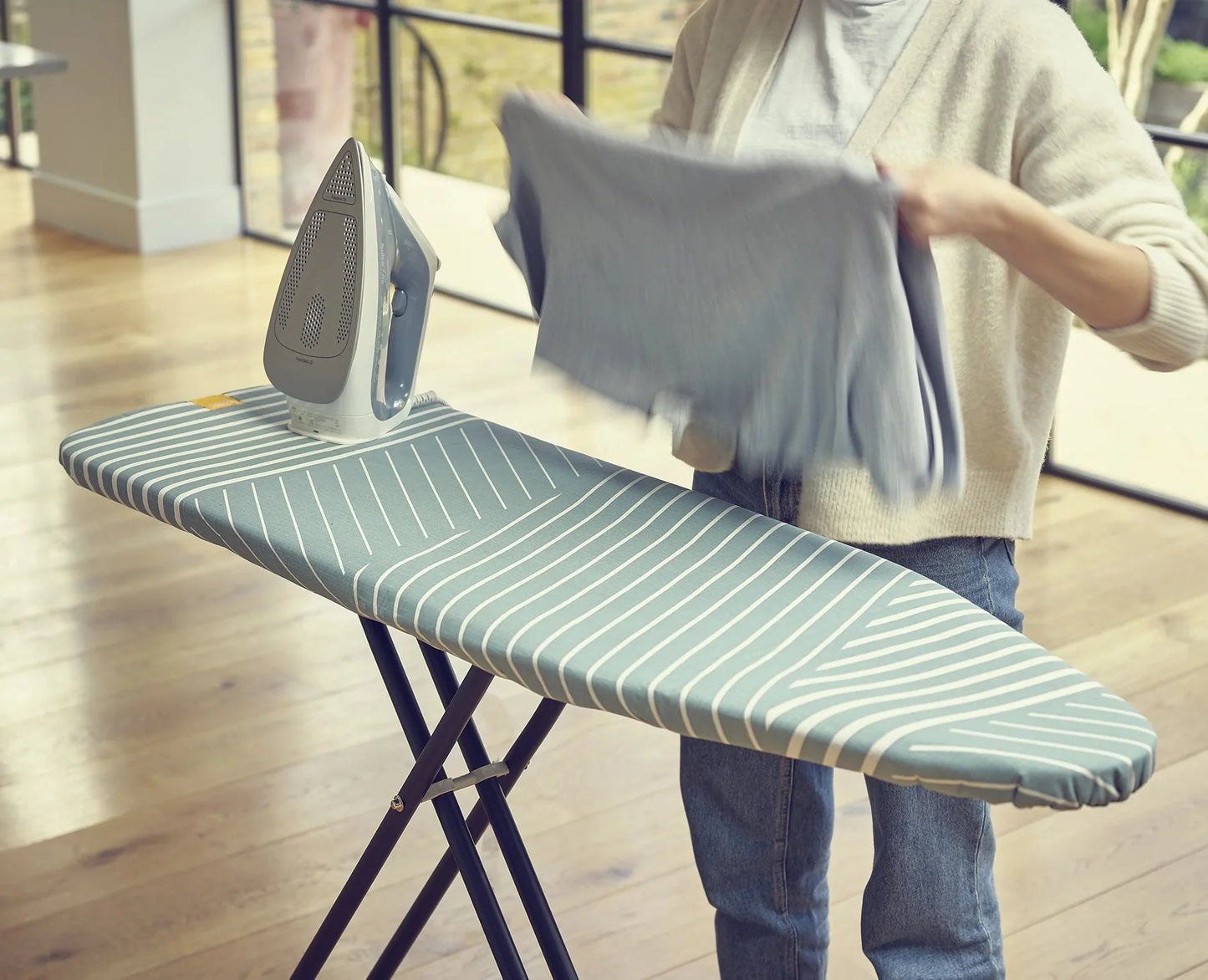 Ironing Board Cover Scorch Resistant, Extra Thick Cotton Iron Cover with Padding Heat Reflective Heavy Duty Pad