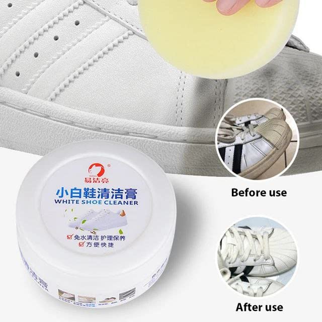 White Shoe Cleaning Cream, 260g Stain Cleansing Cream for Shoe,Re-Color and Polish ( BUY 1 GET 1 FREE )