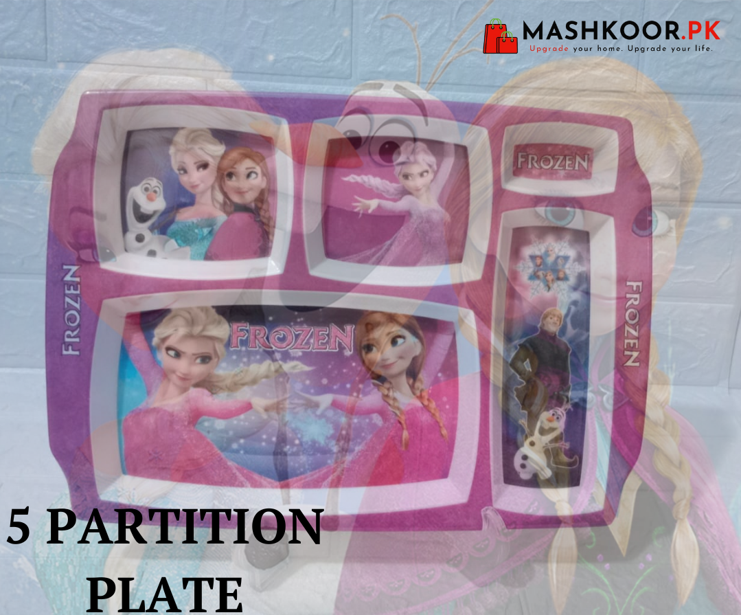 Disney Characters - Kids Dinnerware 3Pc Set, Durable and Break Resistant Tray and Plate Makes Mealtime Fun