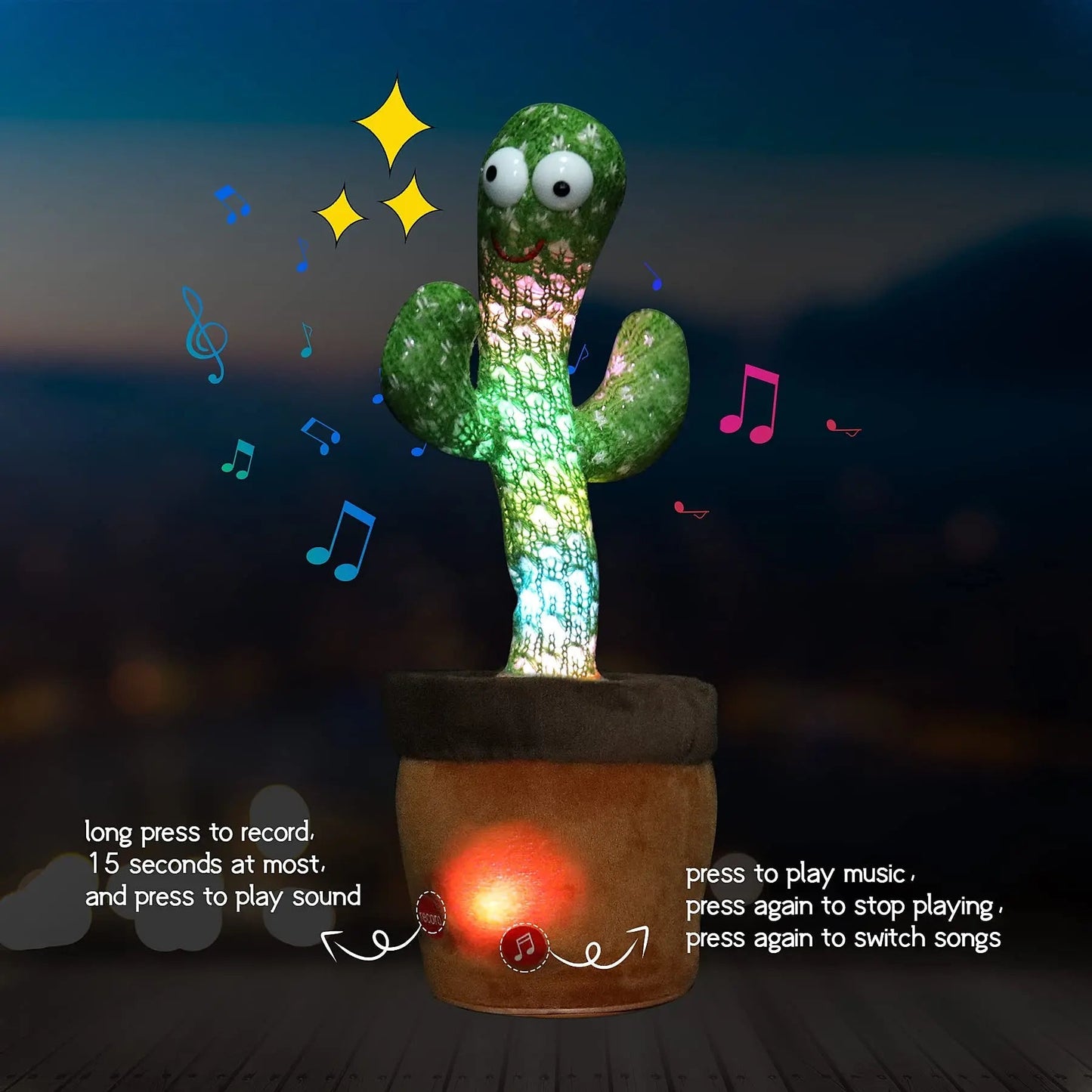 Dancing Cactus Talking Toy