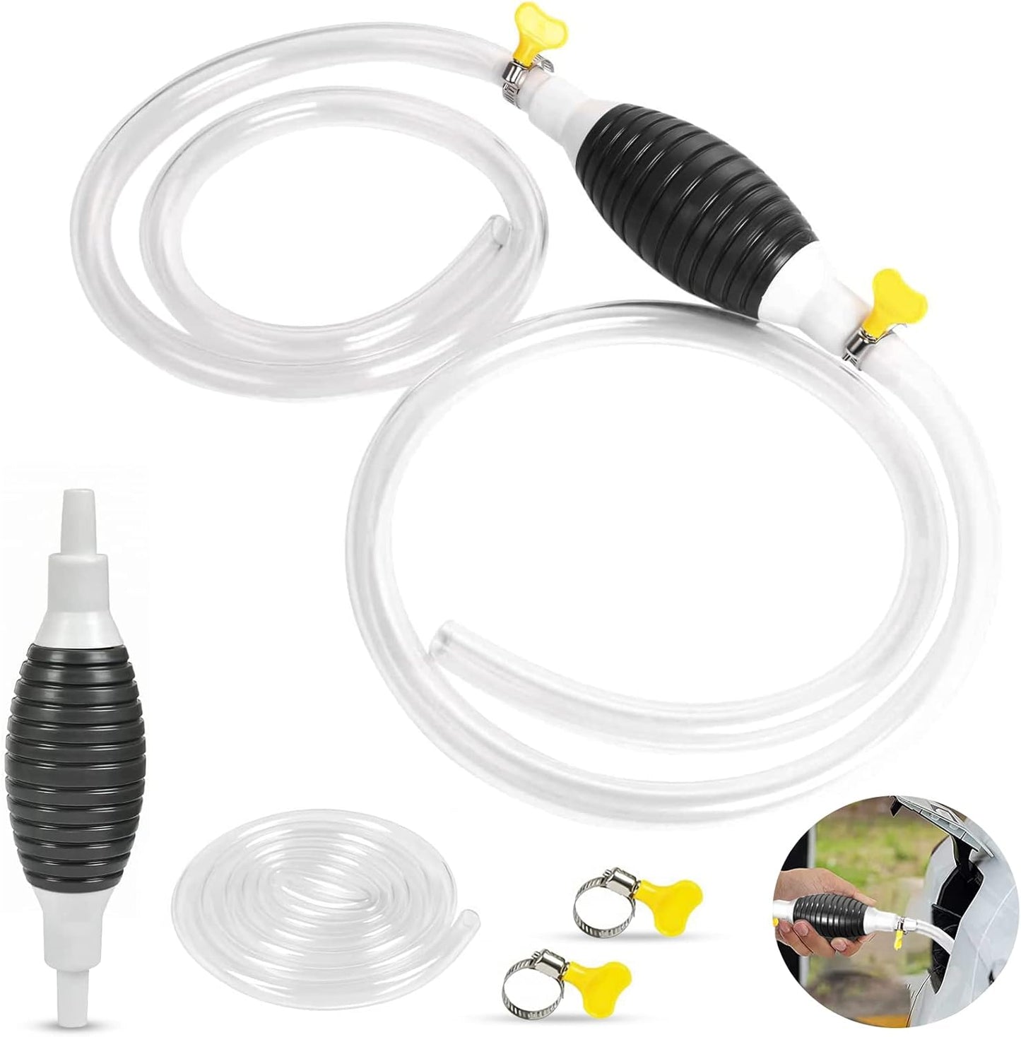 Oil Sucker Pump Manual Car Fuel Tank Suction Hose Oil Pump