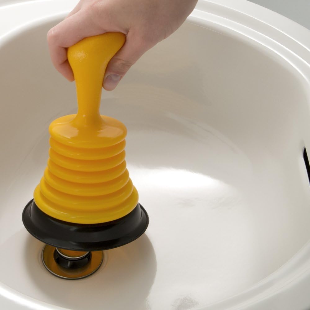 Drain Rescue Combo : Mini Drain Plunger & Powerful Sink & Drain Blockage Cleaner Powder