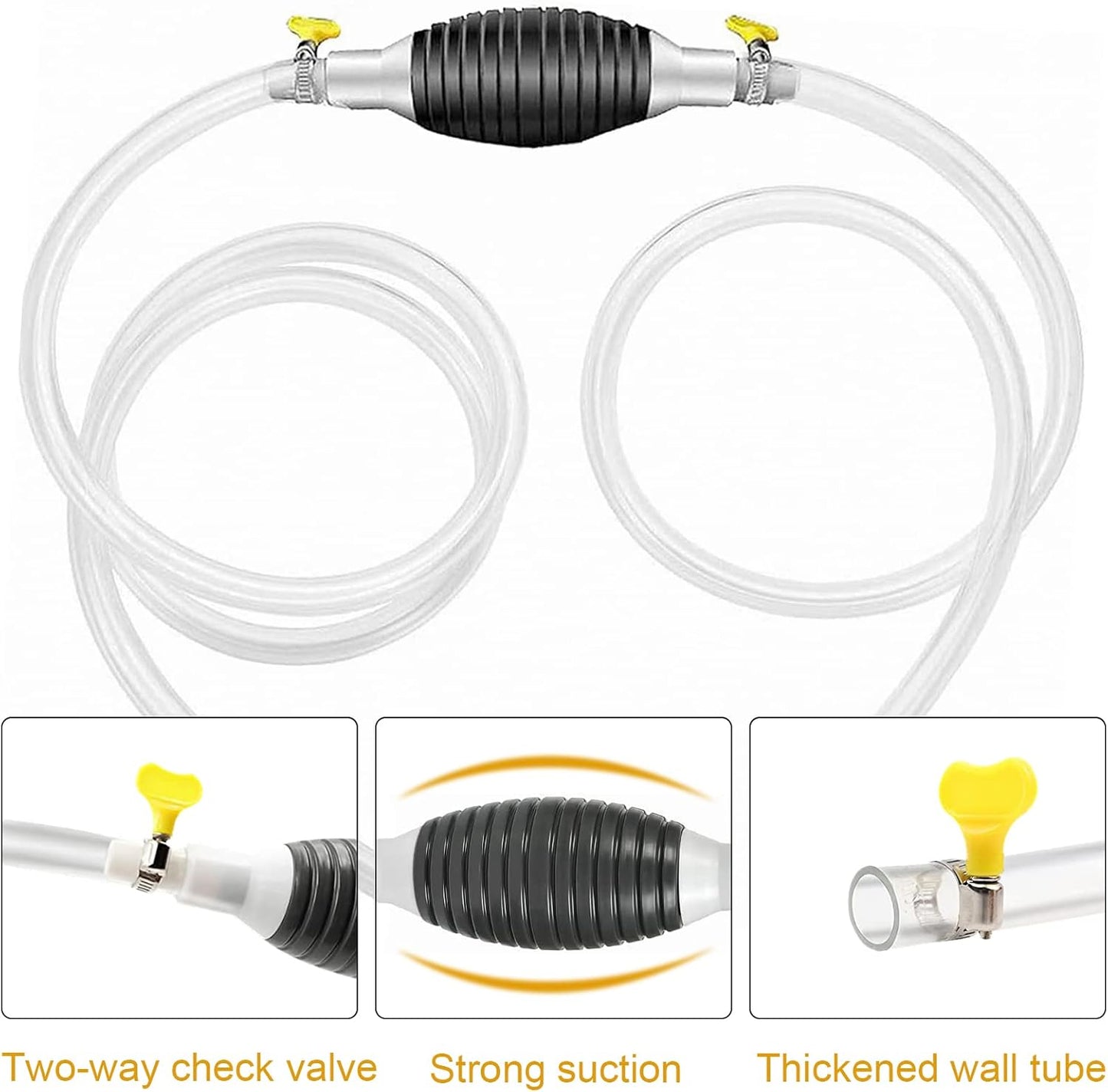 Oil Sucker Pump Manual Car Fuel Tank Suction Hose Oil Pump