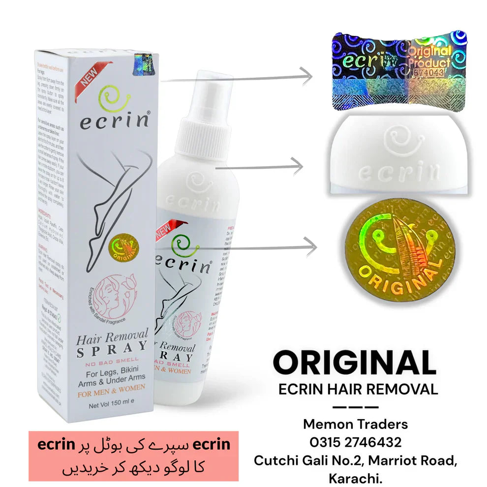 Original Ecrin Hair Removal Spray (For men & women)