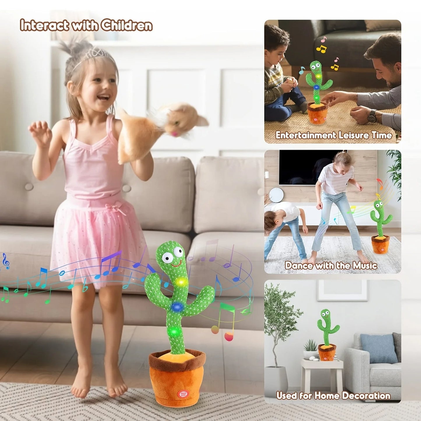 Dancing Cactus Talking Toy