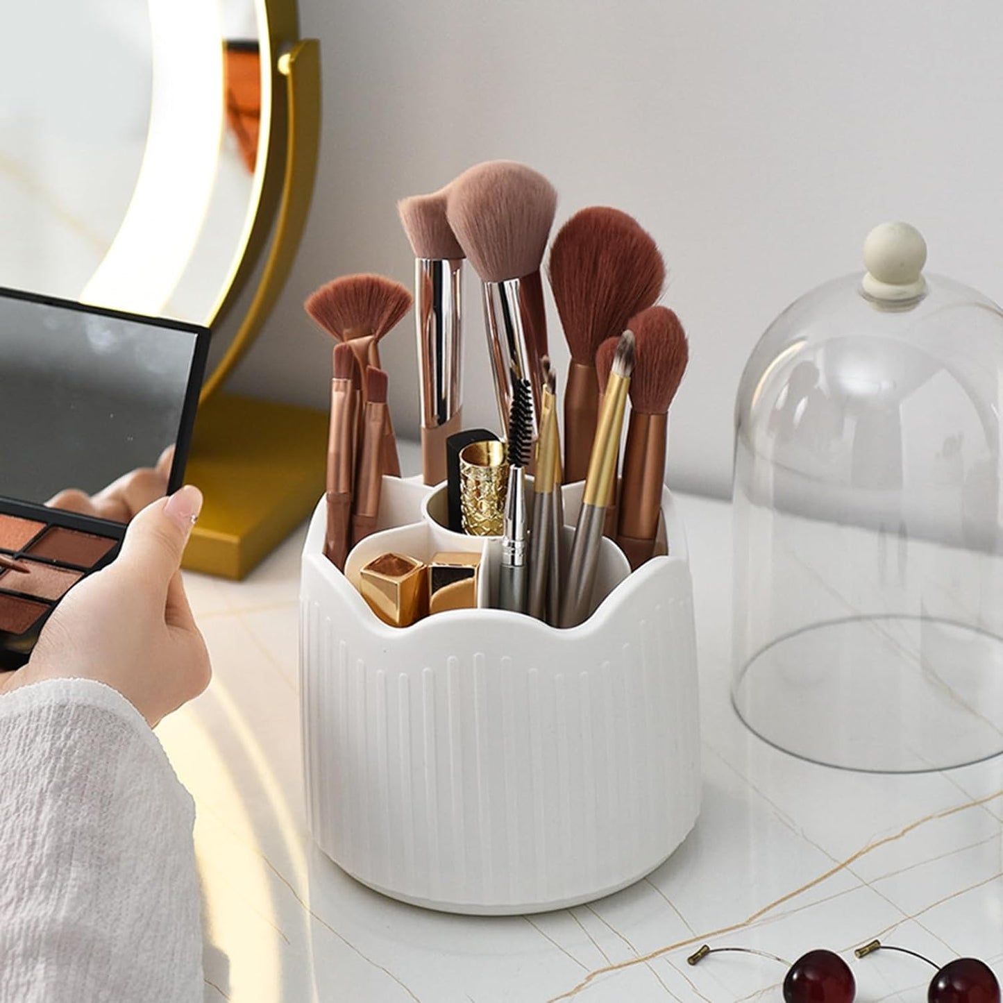 Make up Brush Organizer with Lid