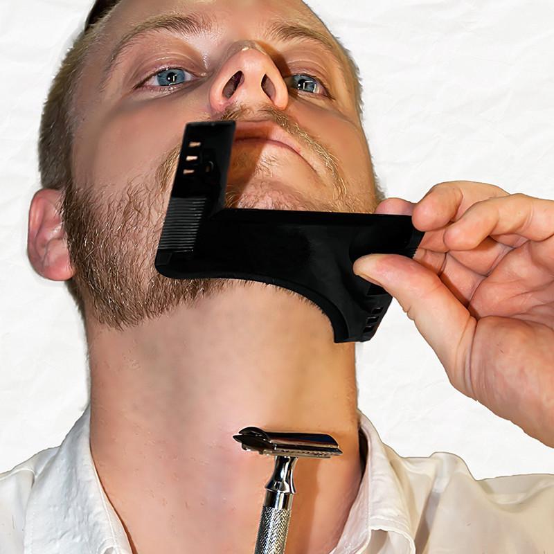 Men Beard Styling Template Stencil Beard Comb Men Beard Shaping Tool