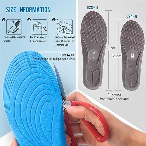 Anti Swelling High Arch Support Insoles