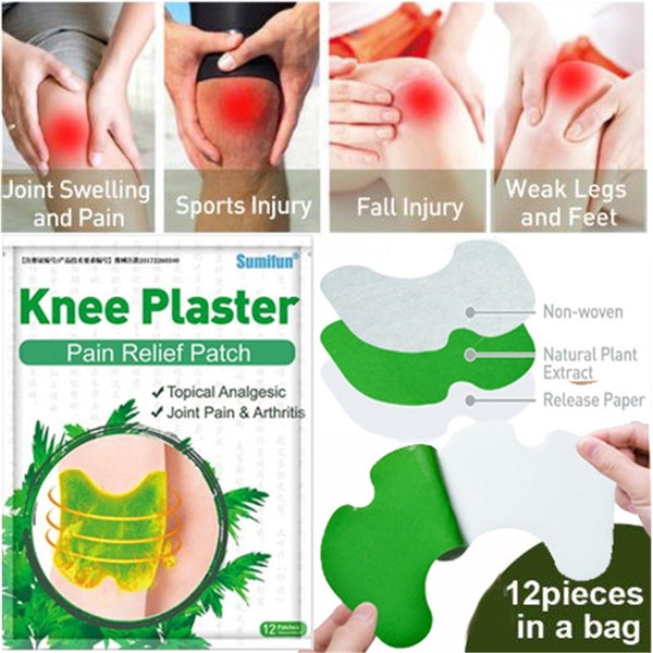 Knee Pain Relief Patches (Specially Designed for Knee Joints) – 12 Pat ...