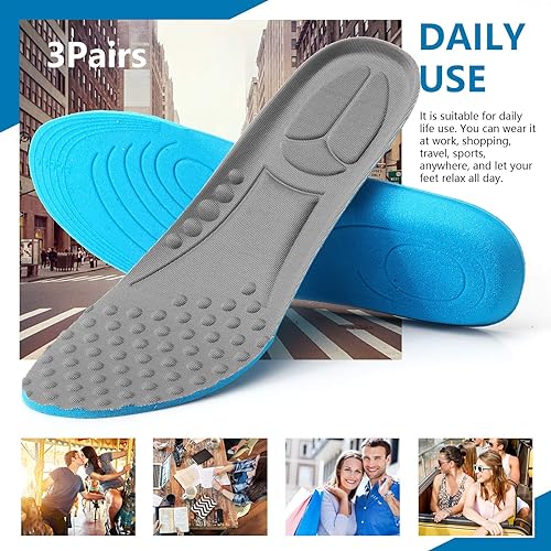 Anti Swelling High Arch Support Insoles