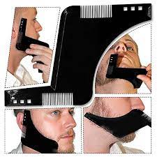 Men Beard Styling Template Stencil Beard Comb Men Beard Shaping Tool