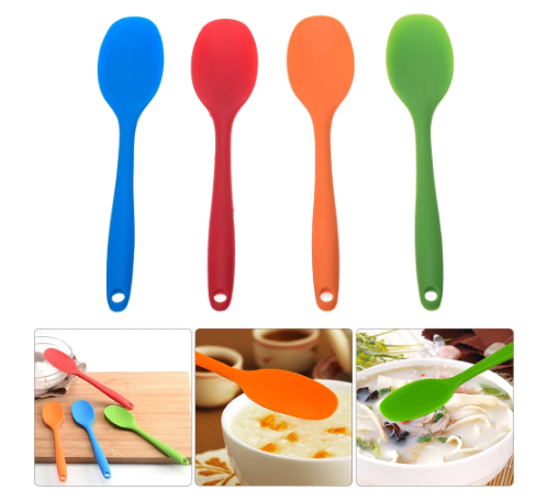 3PC/Set Silicone Cake Spatula, Pastry Oil Brush, Silica Scraper Spoon Kitchen Utensils for Cooking Baking