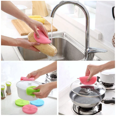 Dish Washing Silicone Sponge