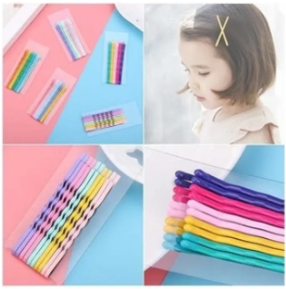 Multicolour Bob Pins 10pcs