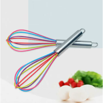 Silicone Whisk with Stainless Steel Handle