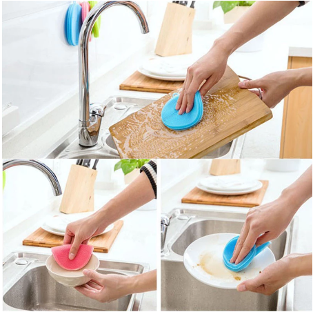 Dish Washing Silicone Sponge