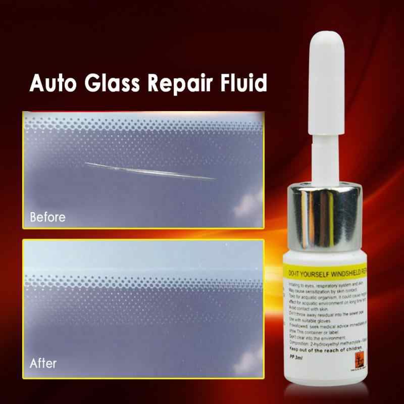 Windshield Repair Kit Quick Fix Car Cracked Glass Windscreen Tool Resin Sealer