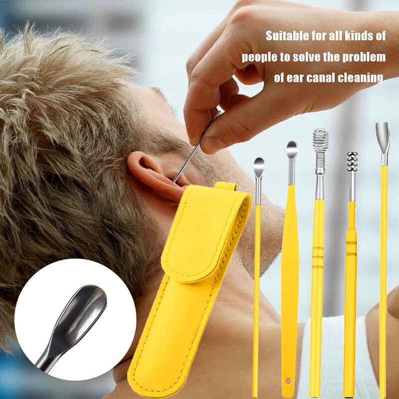 Set Of 6 Ear Pick Earwax Removal Kit, Ear Care Set, Ear Wax Removal Tool