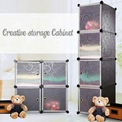 Cube Storage Organizer, 4-Cube Closet Storage Shelves