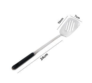 2PC Set Draining Spoon Stainless Steel 12-inch