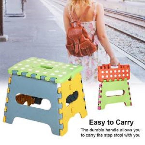 Folding Home Kids Children Plastic Step Stool Portable Folding