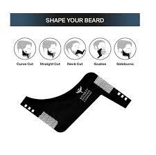 Men Beard Styling Template Stencil Beard Comb Men Beard Shaping Tool