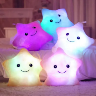 Soft Star Pillow With Glowing LED Light