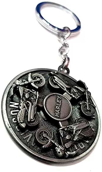 Harley Davidson Rotating Metal Keychain / Key Chain Key Chain