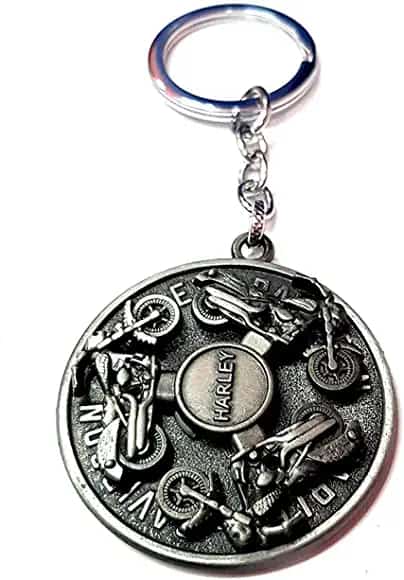 Harley Davidson Rotating Metal Keychain / Key Chain Key Chain