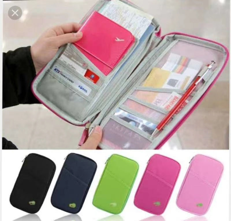 Travel Passport Wallet Multi-Function Waterproof Family Passport Holder