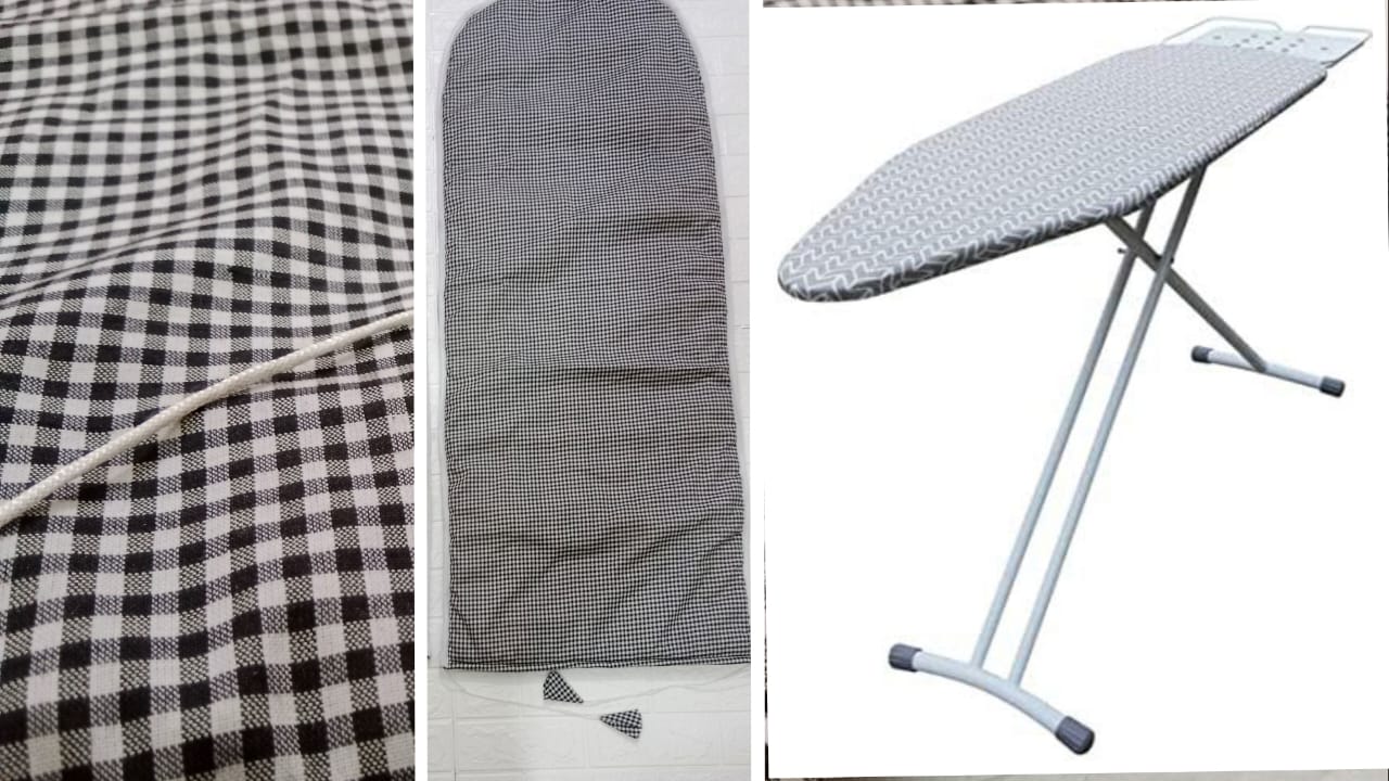 Ironing Board Cover Scorch Resistant, Extra Thick Cotton Iron Cover with Padding Heat Reflective Heavy Duty Pad