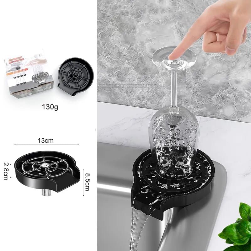 Quick Cup Washer for Kitchen Sink to Free Hands