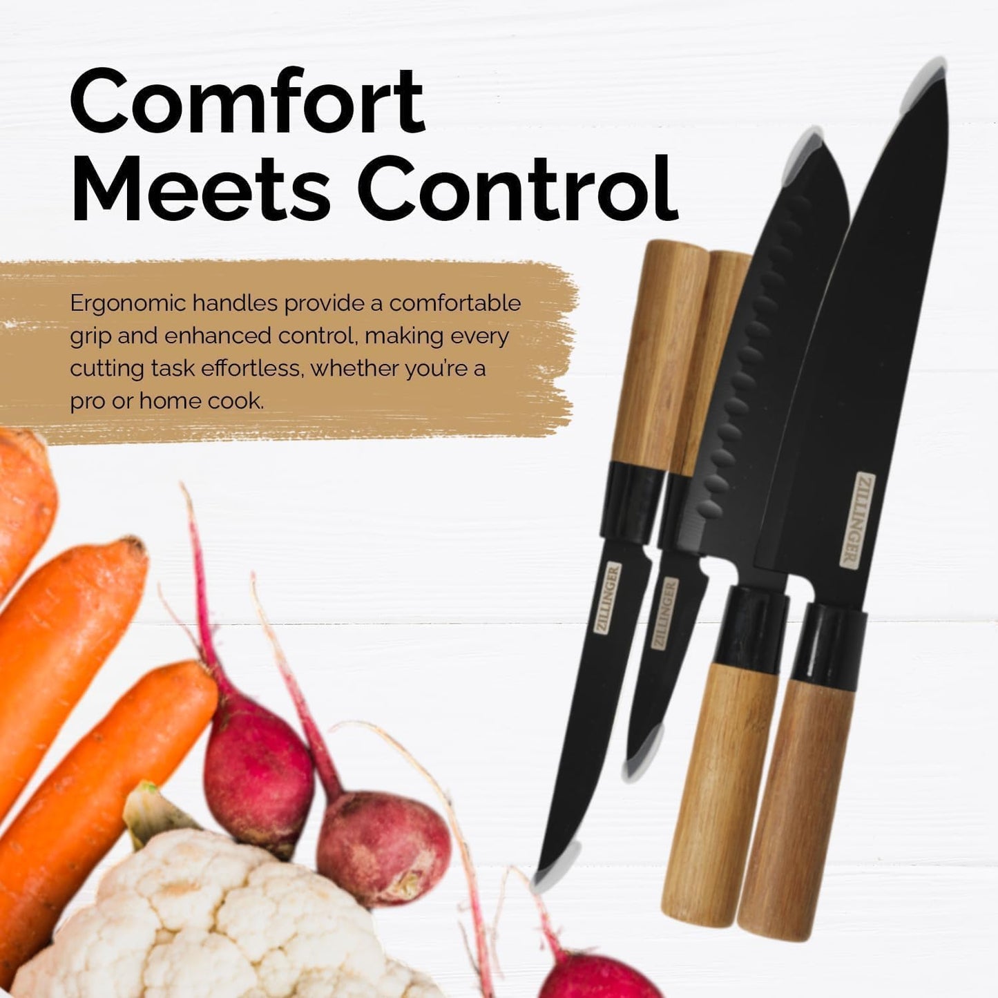 Japanese Knives Set – 4 Piece Premium Collection