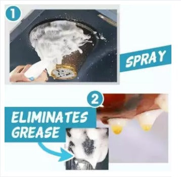 Multi-Purpose Cleaning Bubble Spray For Kitchen - Grease Cleaner