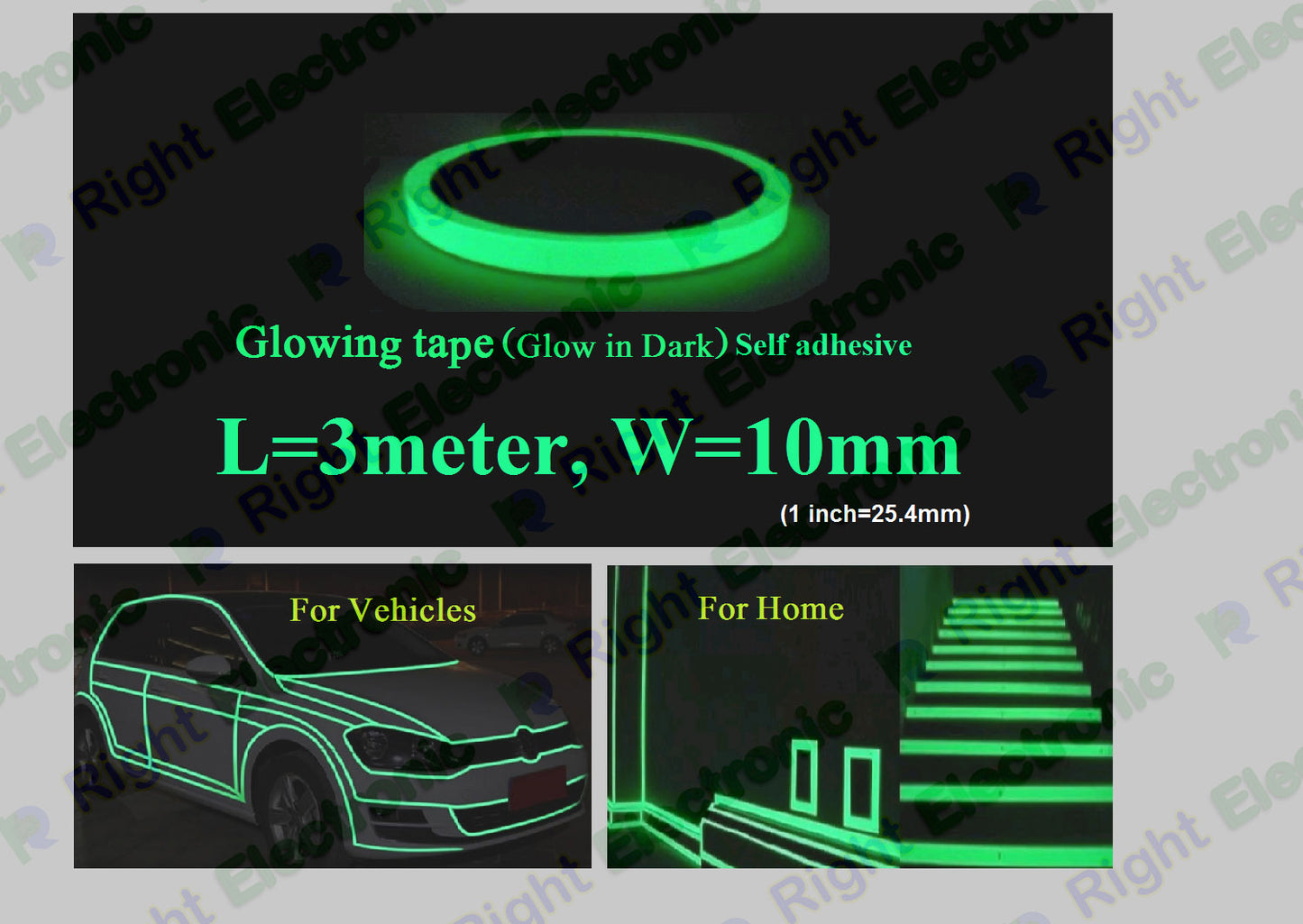 Glowing Luminous Tape