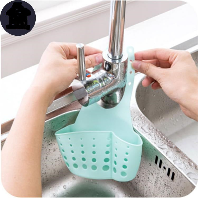 Sink Faucet Basket Sponge Storage