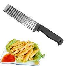 Stainless Steel Zigzag Knife-Black