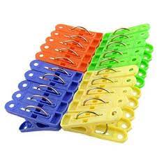 Plastic Clothes Drying Clip 12pcs