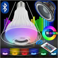 Rgb Bulb With Bluetooth And Speaker