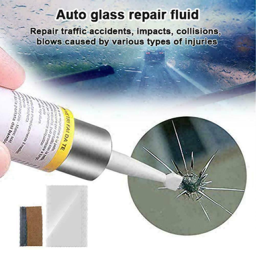 Windshield Repair Kit Quick Fix Car Cracked Glass Windscreen Tool Resin Sealer