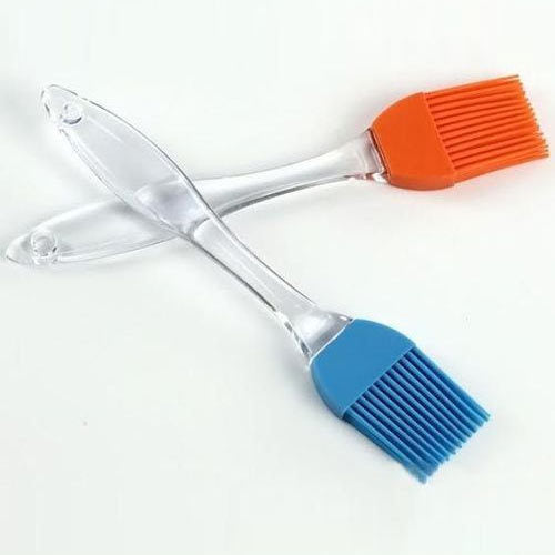 2 Pcs Baking Tools Silicone Oil Brush BBQ Brush Pastry Brush Medium Size Silicone Handle