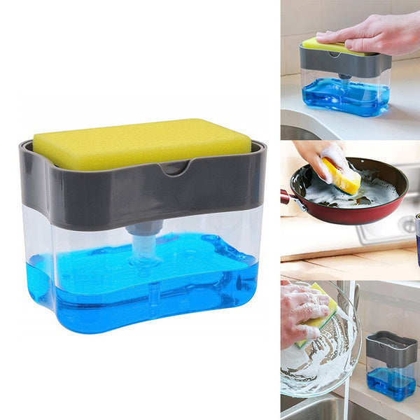 Multipurpose Liquid Soap Dispenser and Sponge Holder