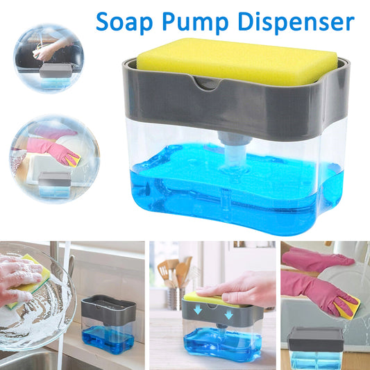 Multipurpose Liquid Soap Dispenser and Sponge Holder